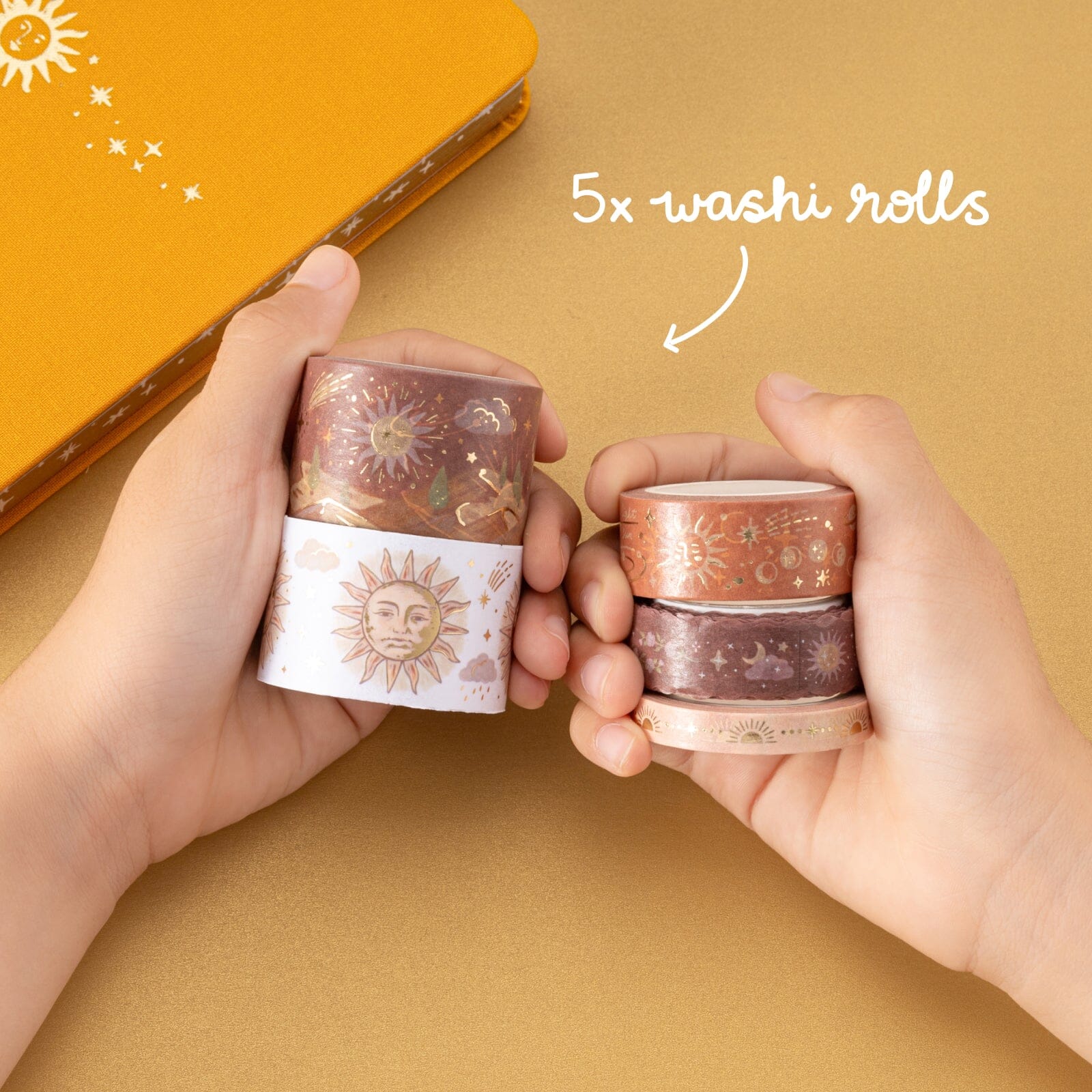 Tsuki 'Sunlit Mystery' Washi Tape Set ☾