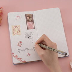 Tsuki 'Soft Feather' Luxury Travel Notebook ☾