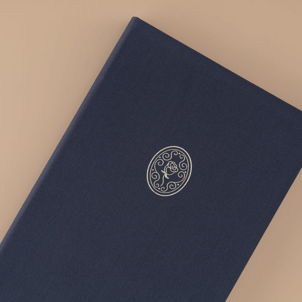 Tsuki 'Vintage Rose' Antique Blue Limited Edition Bullet Journal ☾