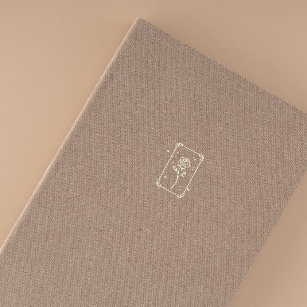Tsuki 'Vintage Rose' Pressed Petal Limited Edition Bullet Journal ☾