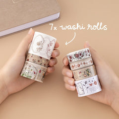 Tsuki 'Vintage Rose' #2 Washi Tape Set ☾