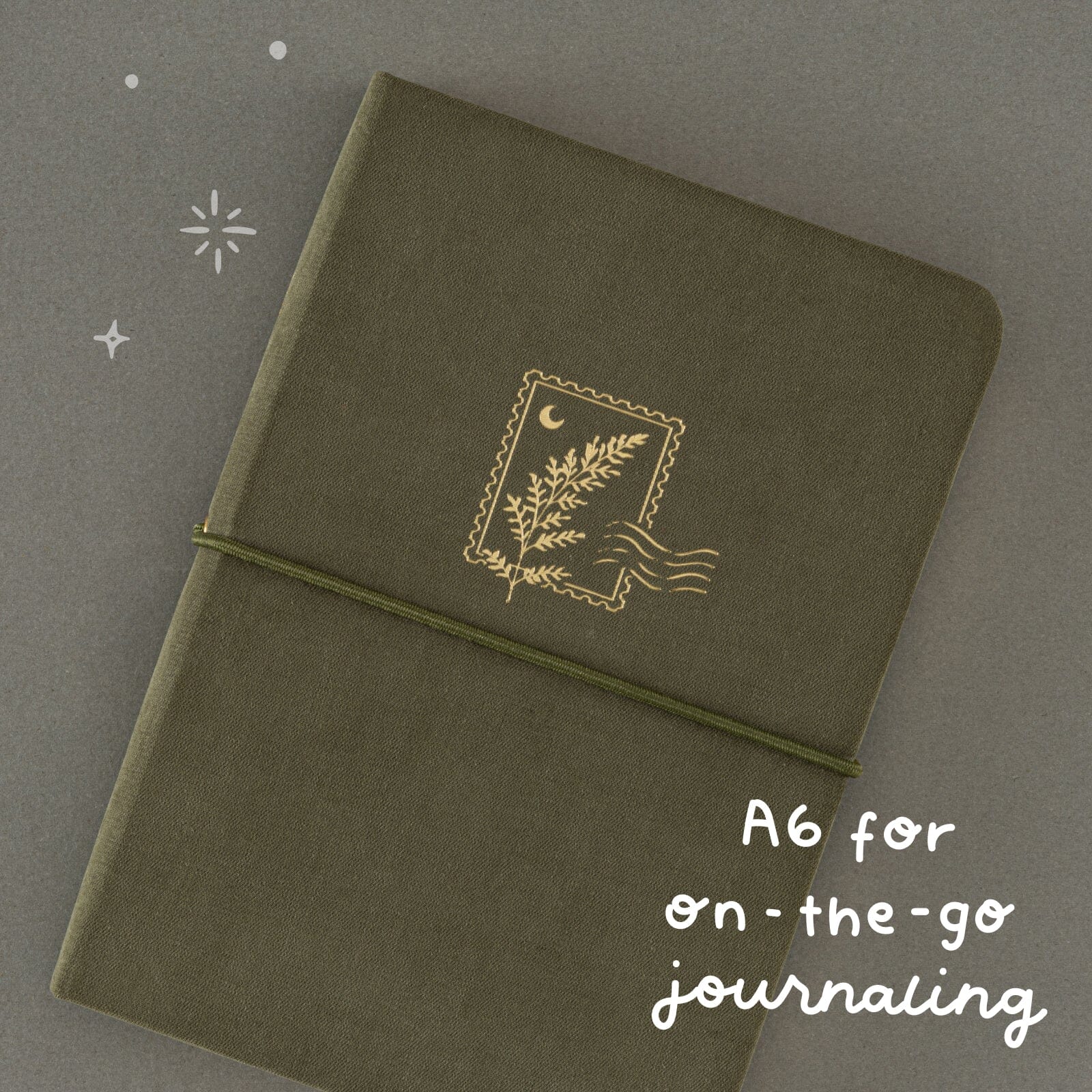 Tsuki 'Fern Fable' A6 Luxury Travel Notebook ☾