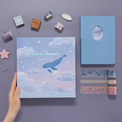 Tsuki 'Whale Dreams' Limited Edition Holographic Bullet Journal Set ☾