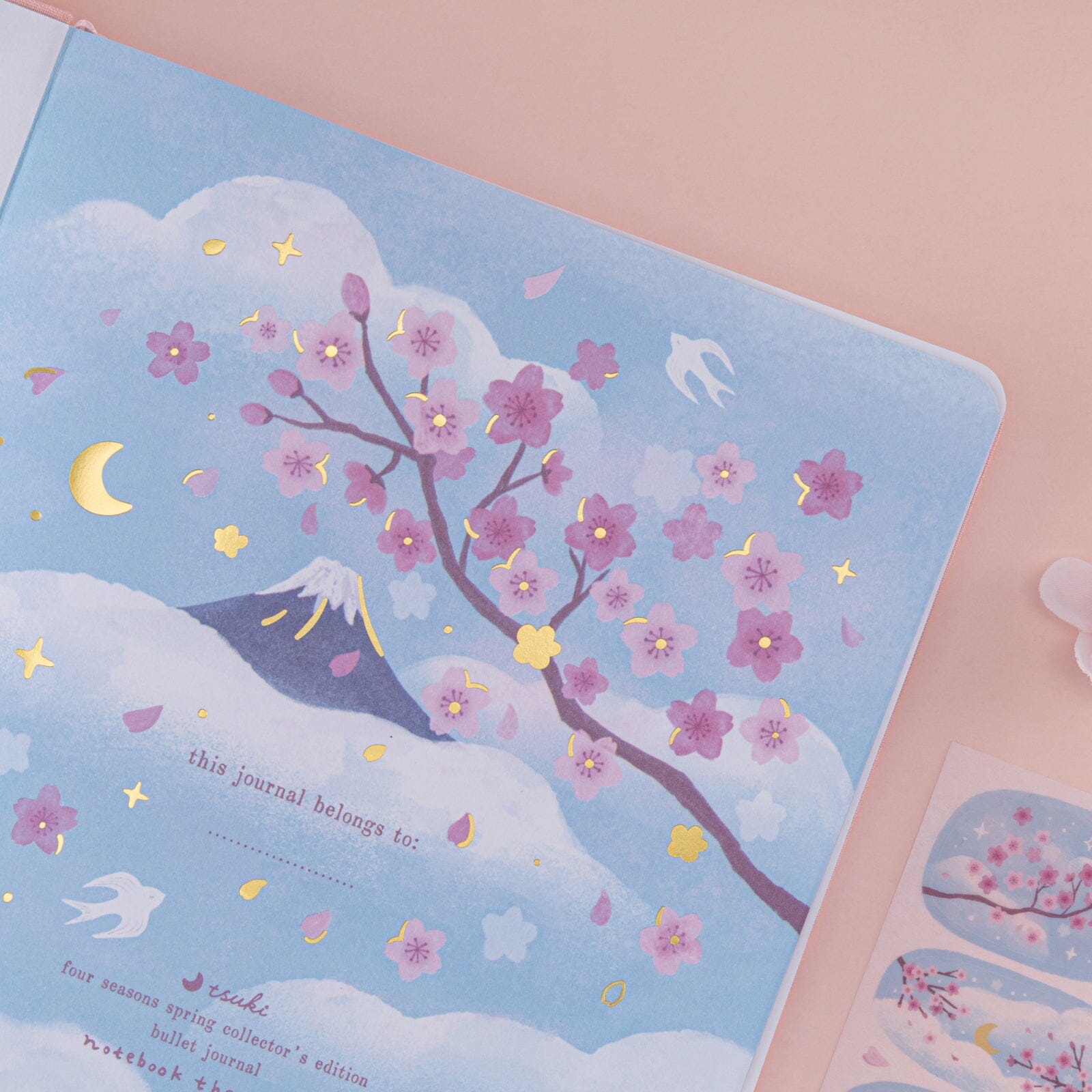 Tsuki Four Seasons: Spring Collector's Edition 2025 Square Bullet Journal ☾