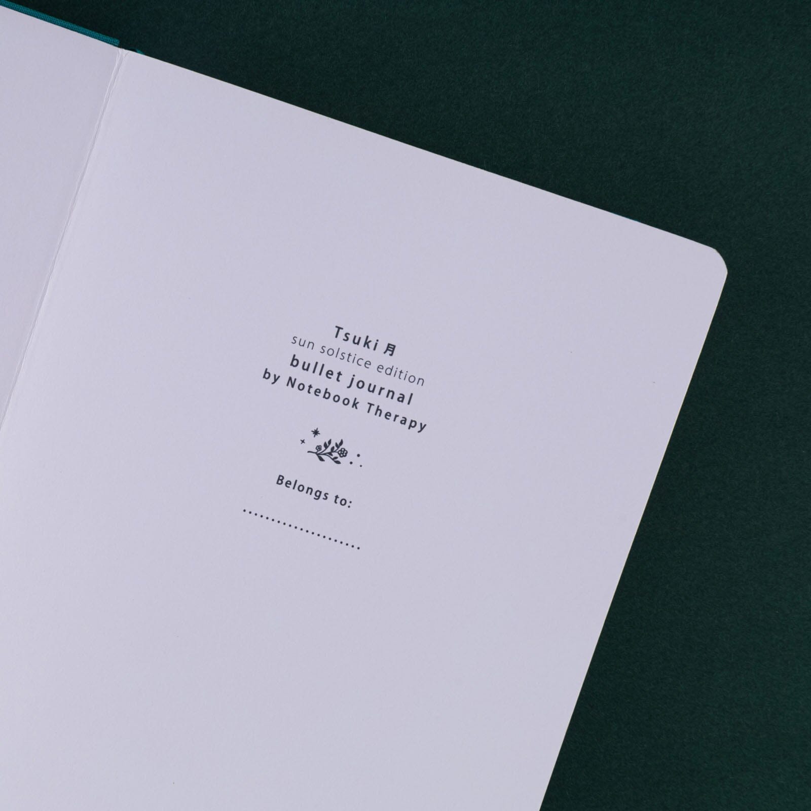 Tsuki 'Sun Solstice' Limited Edition Luxury Bullet Journal ☾