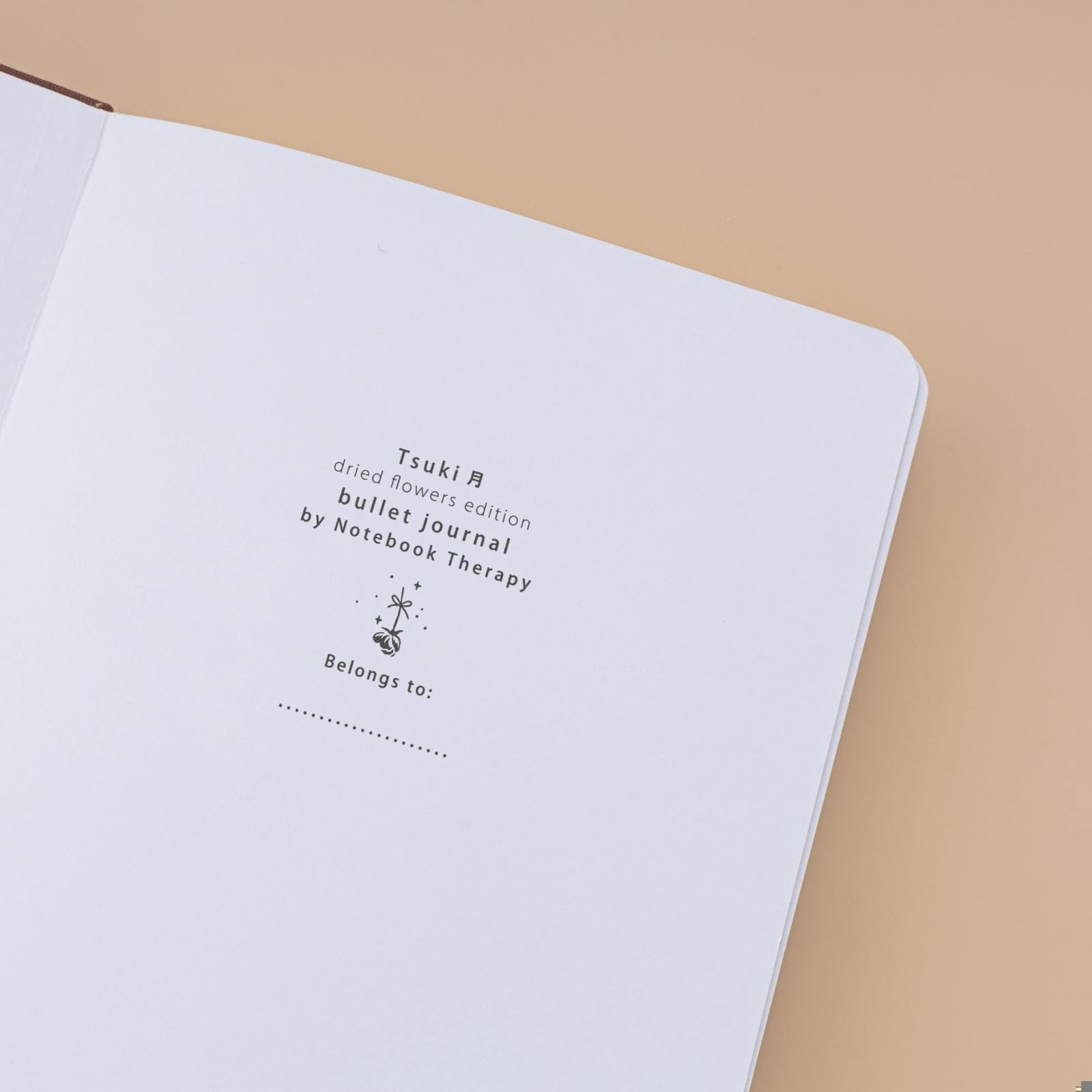 Tsuki 'Dried Flowers' Limited Edition Luxury Bullet Journal ☾