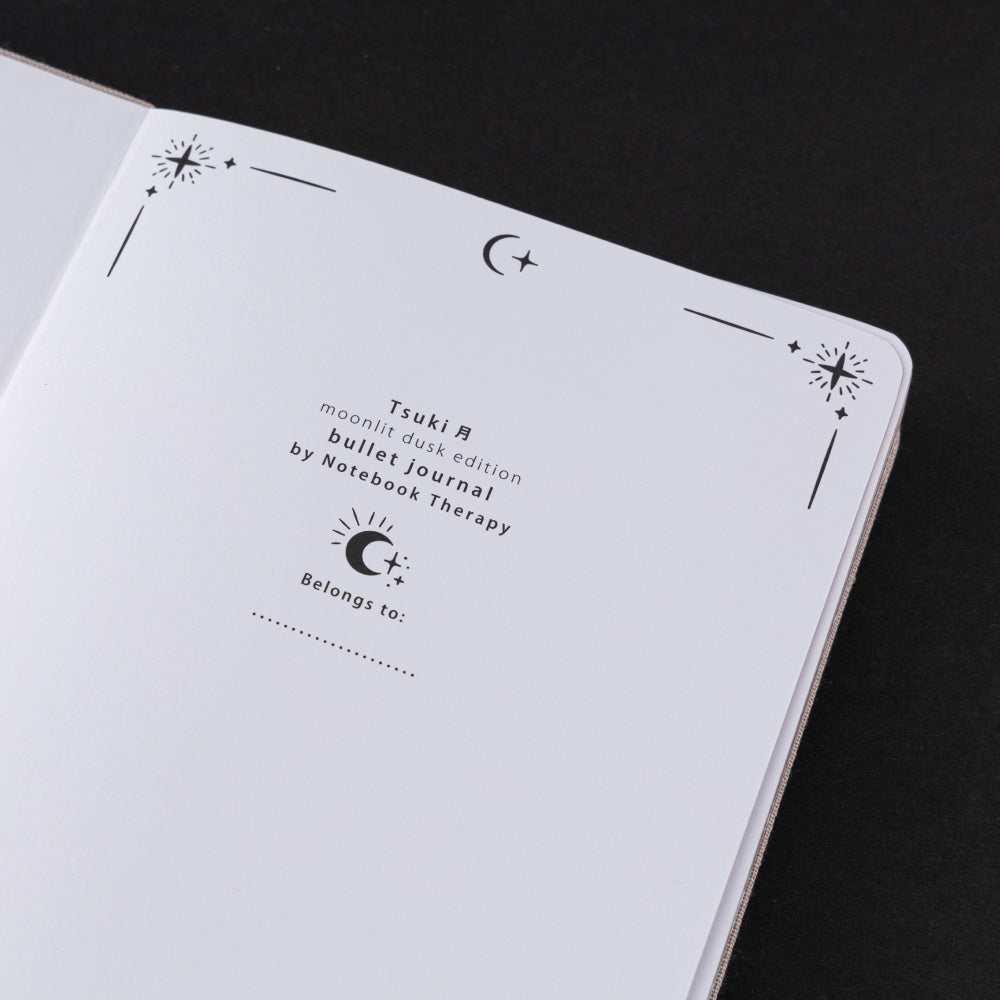 Tsuki 'Moonlit Dusk' Limited Edition Bullet Journal ☾