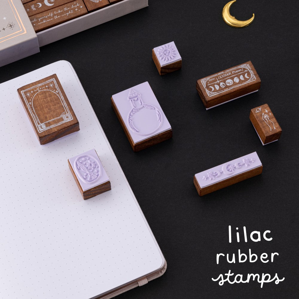 Tsuki 'Moonlit Alchemy' Bullet Journal Stamp Set ☾