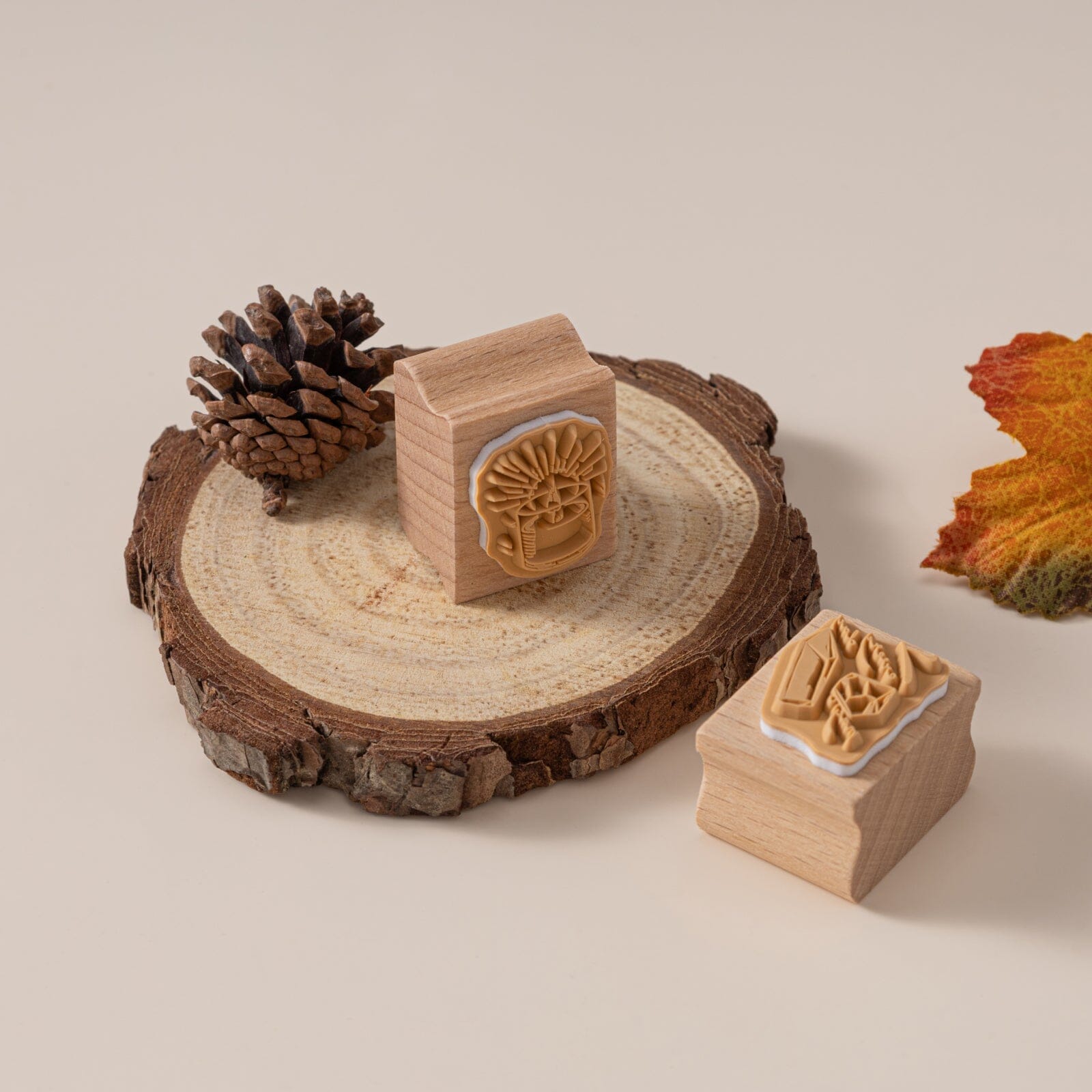 Hinoki - 'Into the Enchantment' Engraved Wooden Stamp Set