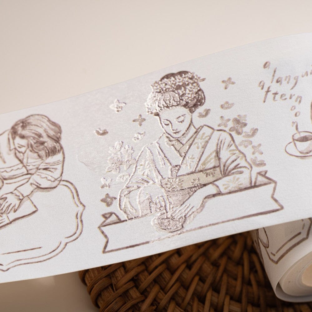 Hinoki - 'Into the Tea Room' PET + Washi Tape Set