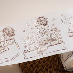 Hinoki - 'Into the Tea Room' PET + Washi Tape Set
