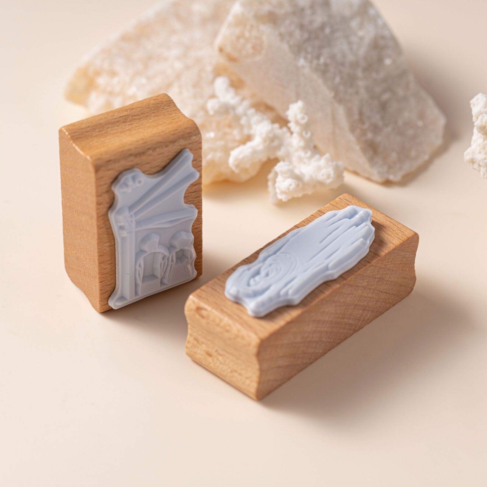 Hinoki - 'Into the Wave' Wooden Stamps Set