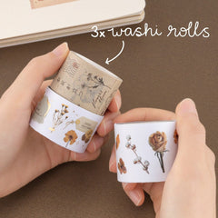 Tsuki 'Junk Journal' Washi Tape Set ☾