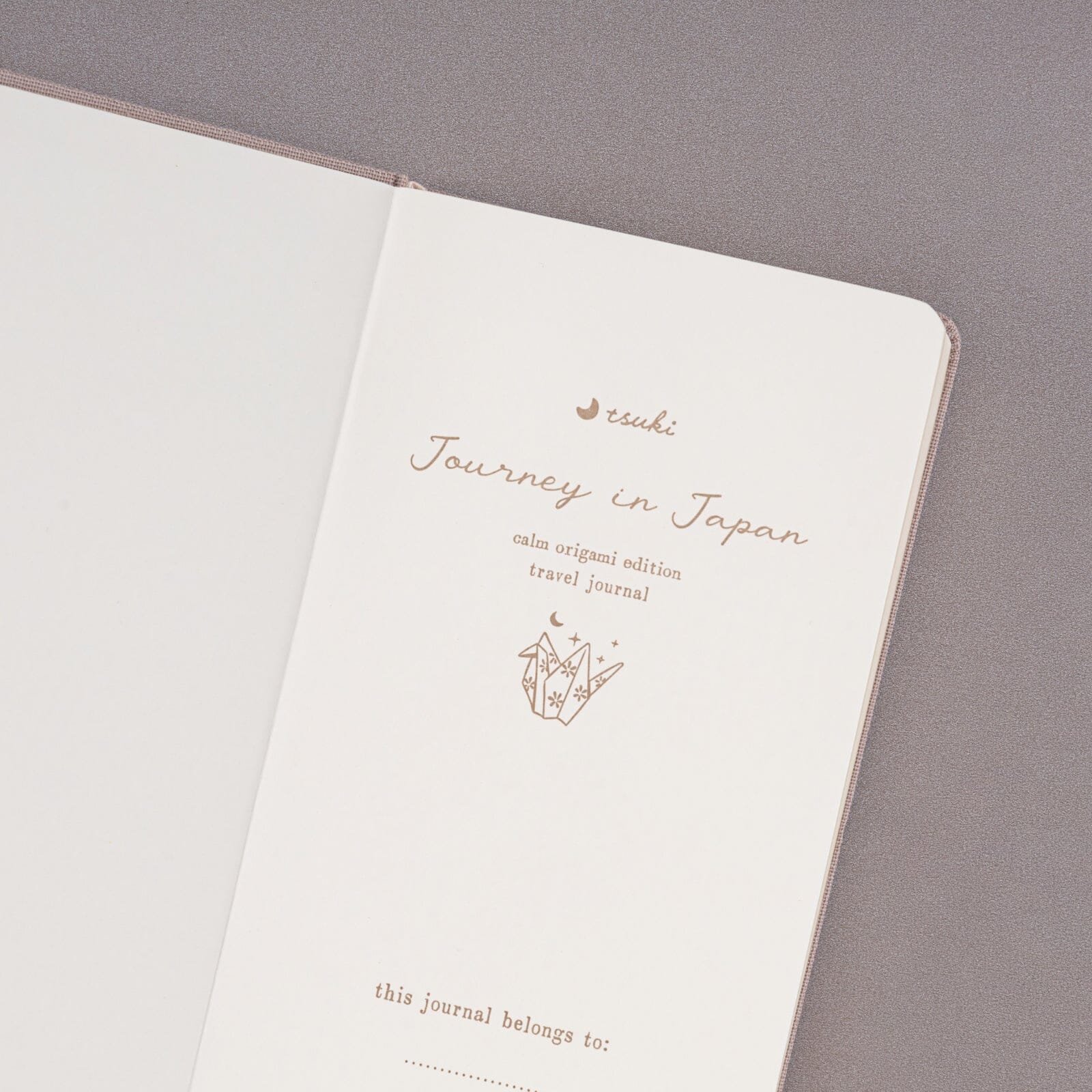 Tsuki 'Calm Origami' Travel Notebook ☾