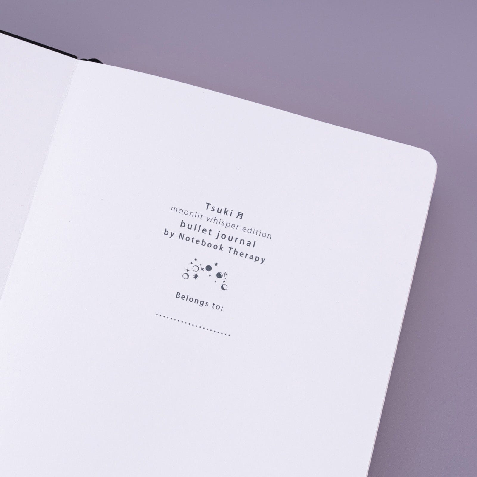 Tsuki 'Moonlit Whisper' Limited Edition Luxury Bullet Journal  ☾