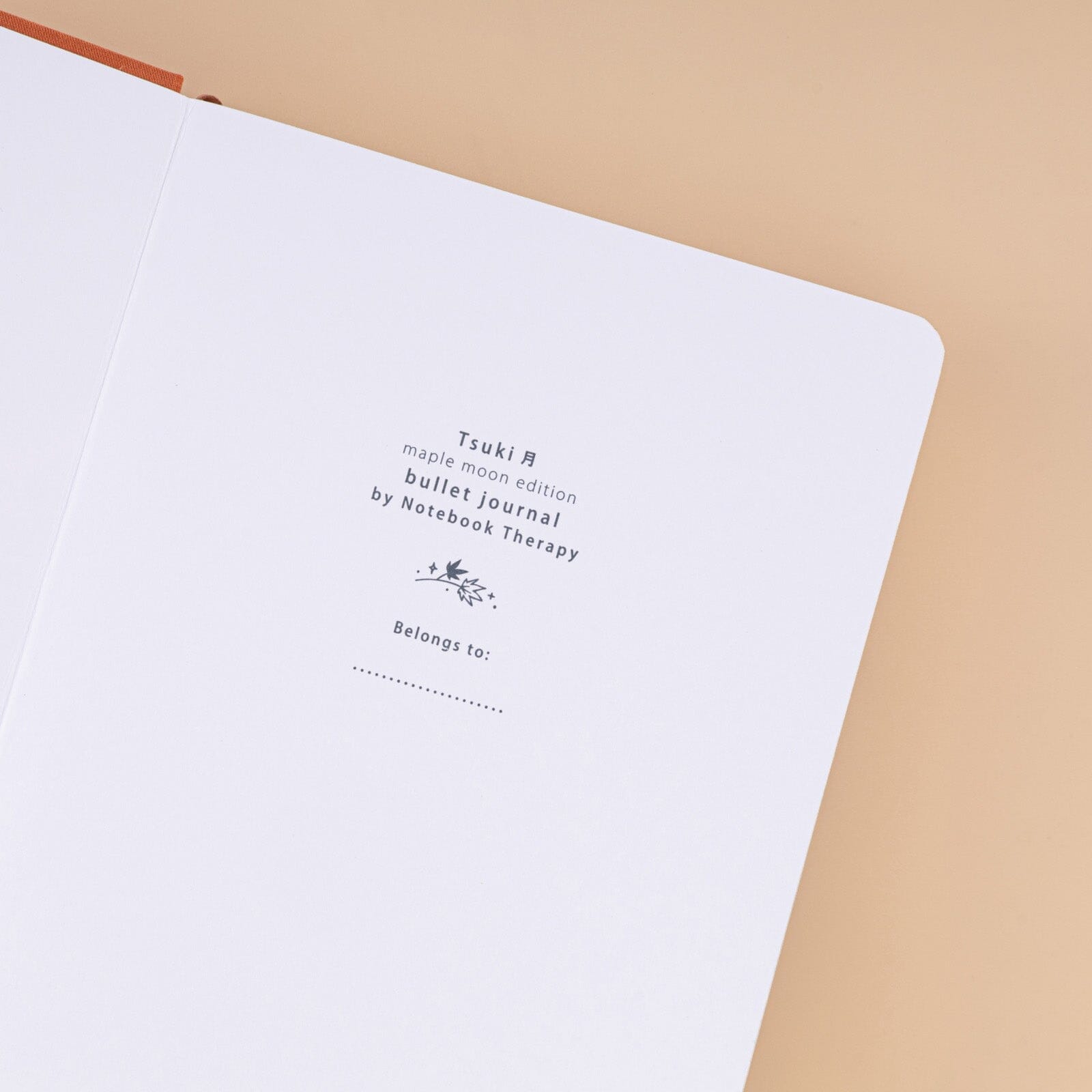 Tsuki 'Maple Moon' Limited Edition Bullet Journal ☾