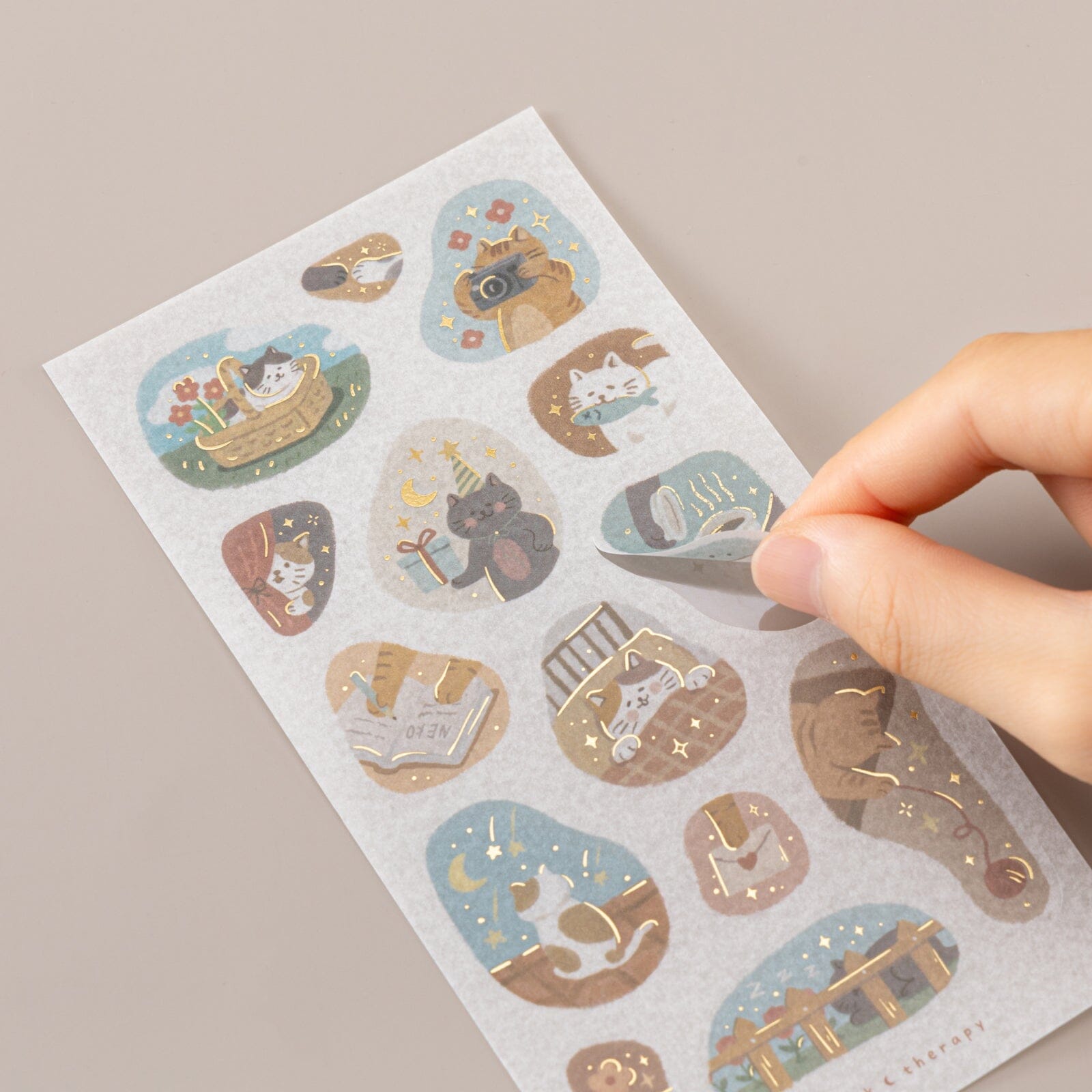 Tsuki 'Neko Days' Sticker Set ☾