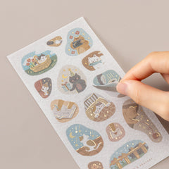 Tsuki 'Neko Days' Sticker Set ☾
