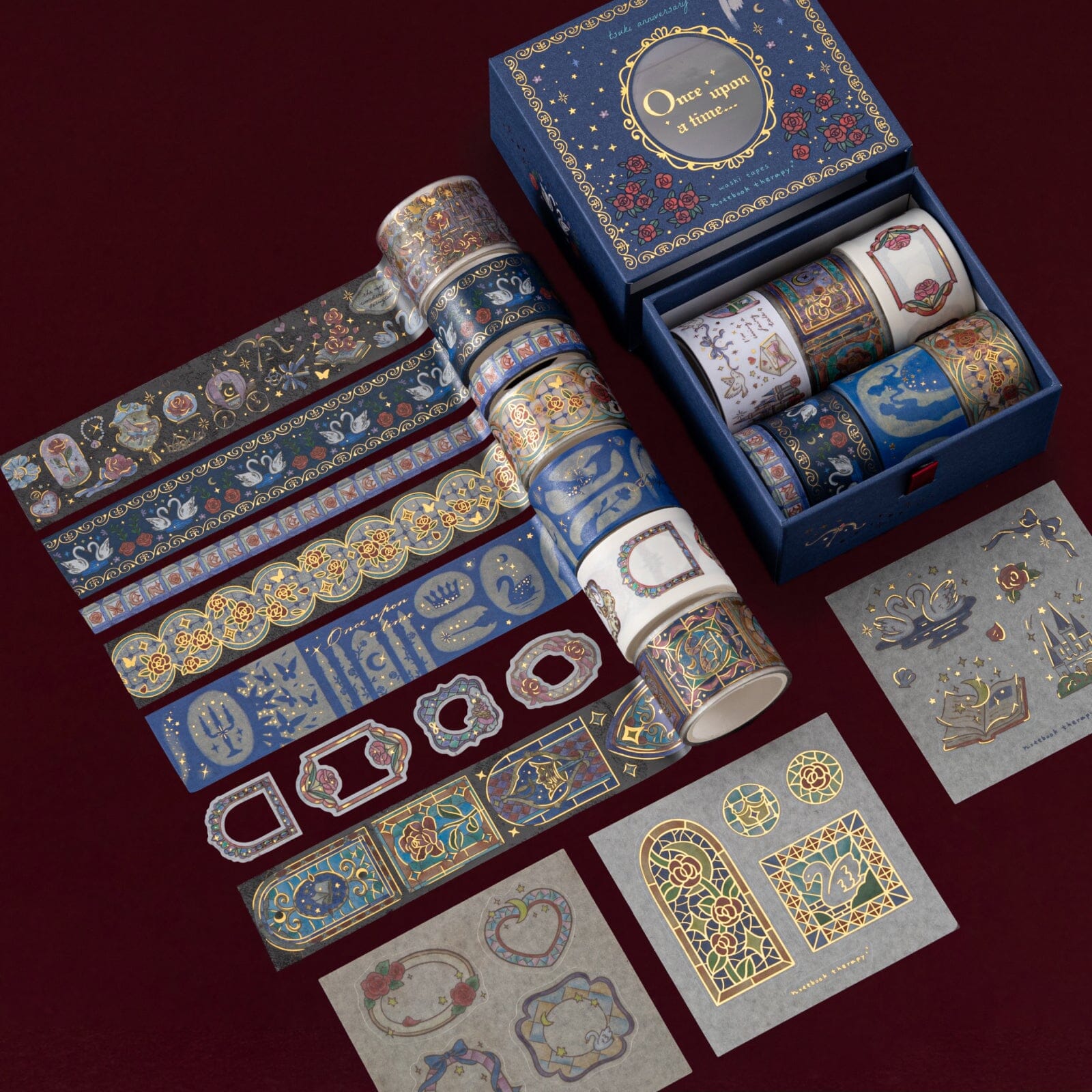 Tsuki 'Once Upon a Time' Washi Tape Set ☾
