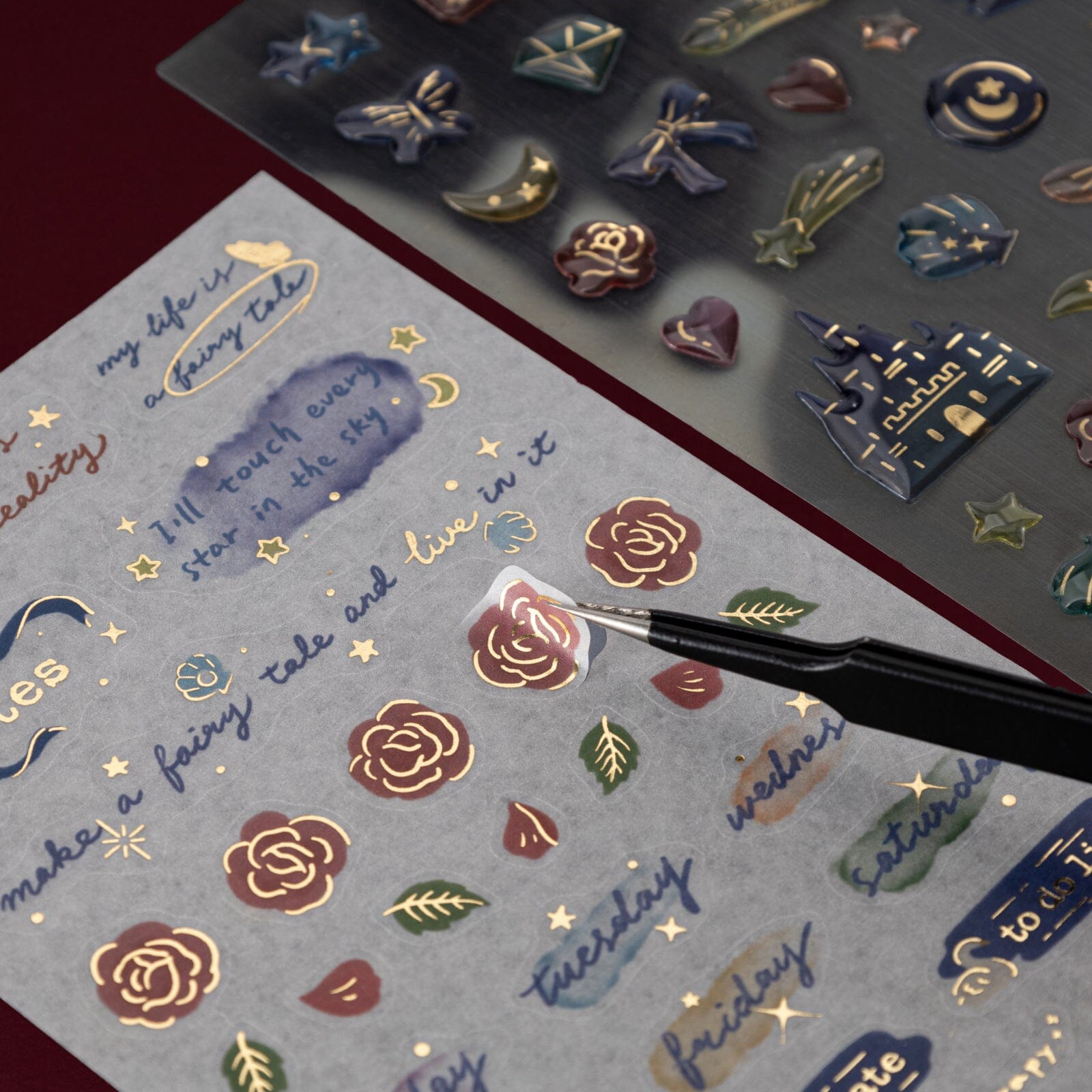 Tsuki 'Once Upon a Time' 3D Sticker Set ☾