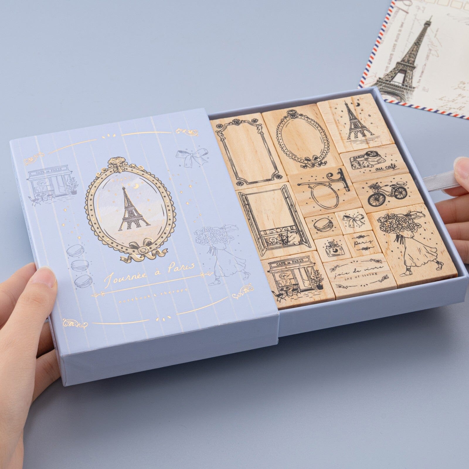 Tsuki 'Journée à Paris' Bullet Journal Stamp Set ☾