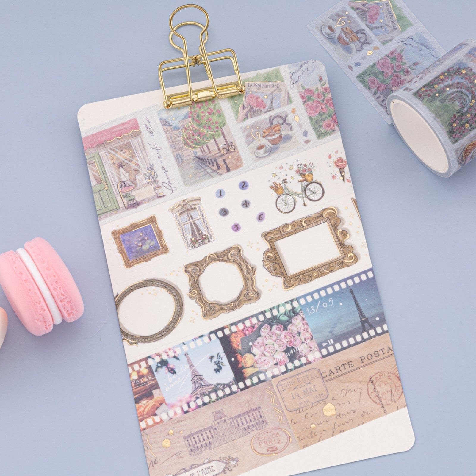Tsuki 'Journée à Paris' Washi Tape Set ☾