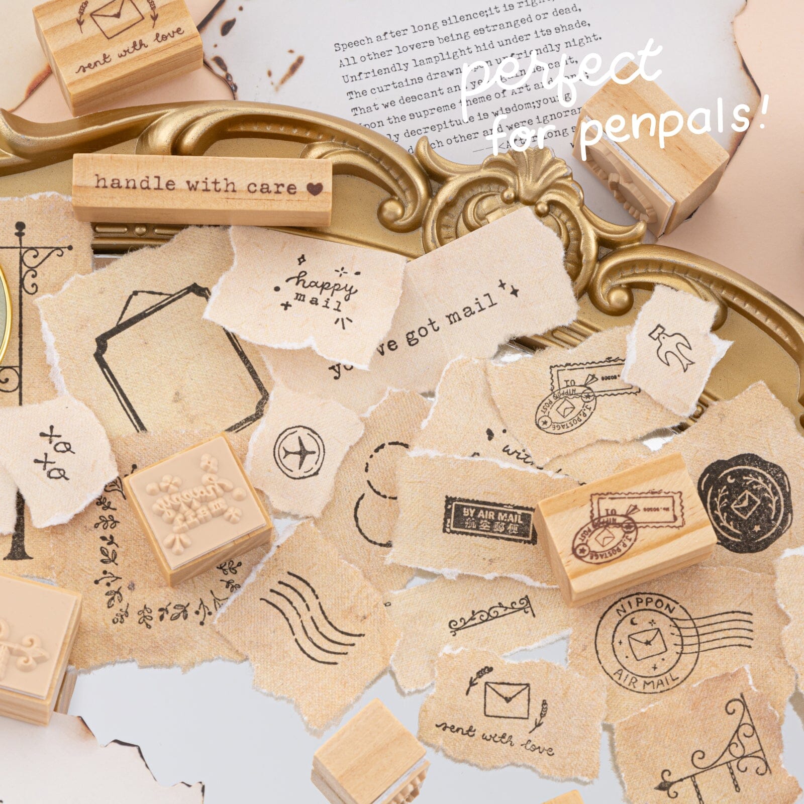 Tsuki 'Our Letters' Penpal Stamp Set ☾