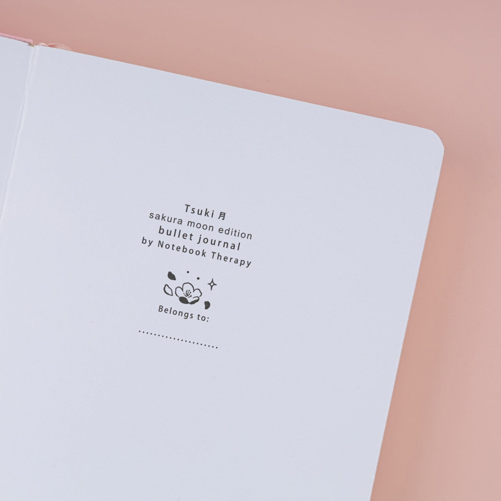 Tsuki 'Sakura Moon' Limited Edition Bullet Journal ☾