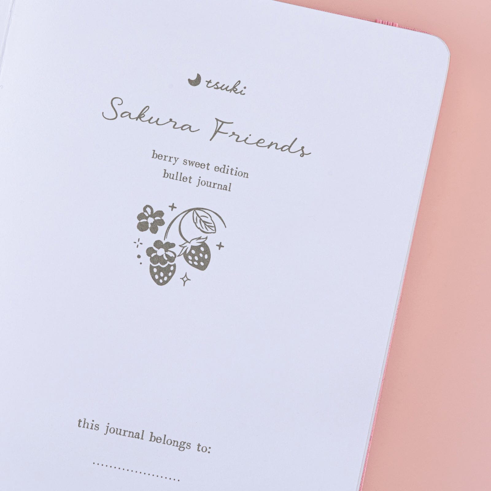 Tsuki 'Berry Sweet' Limited Edition Bullet Journal ☾