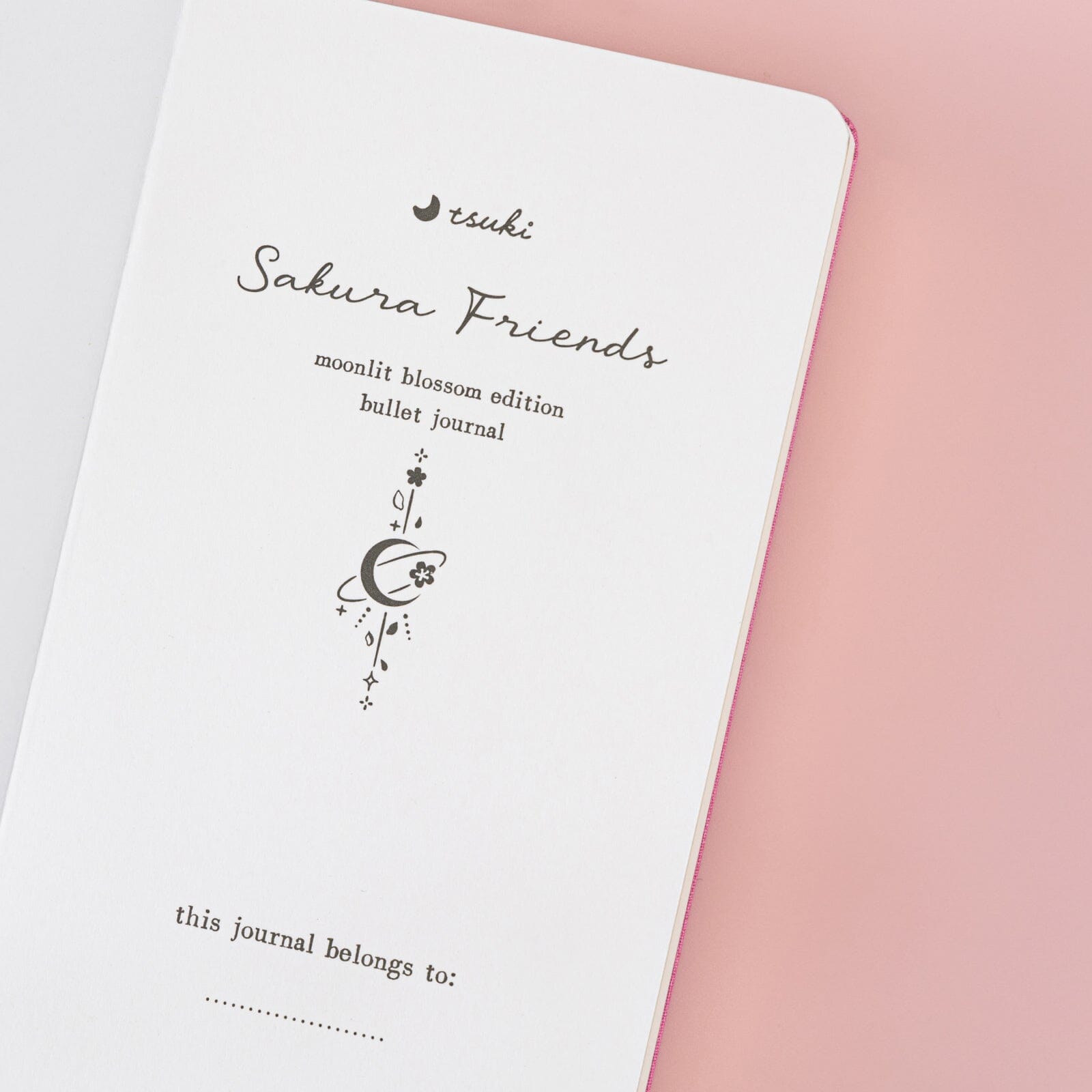 Tsuki 'Moonlit Blossom' Luxury Travel Notebook ☾