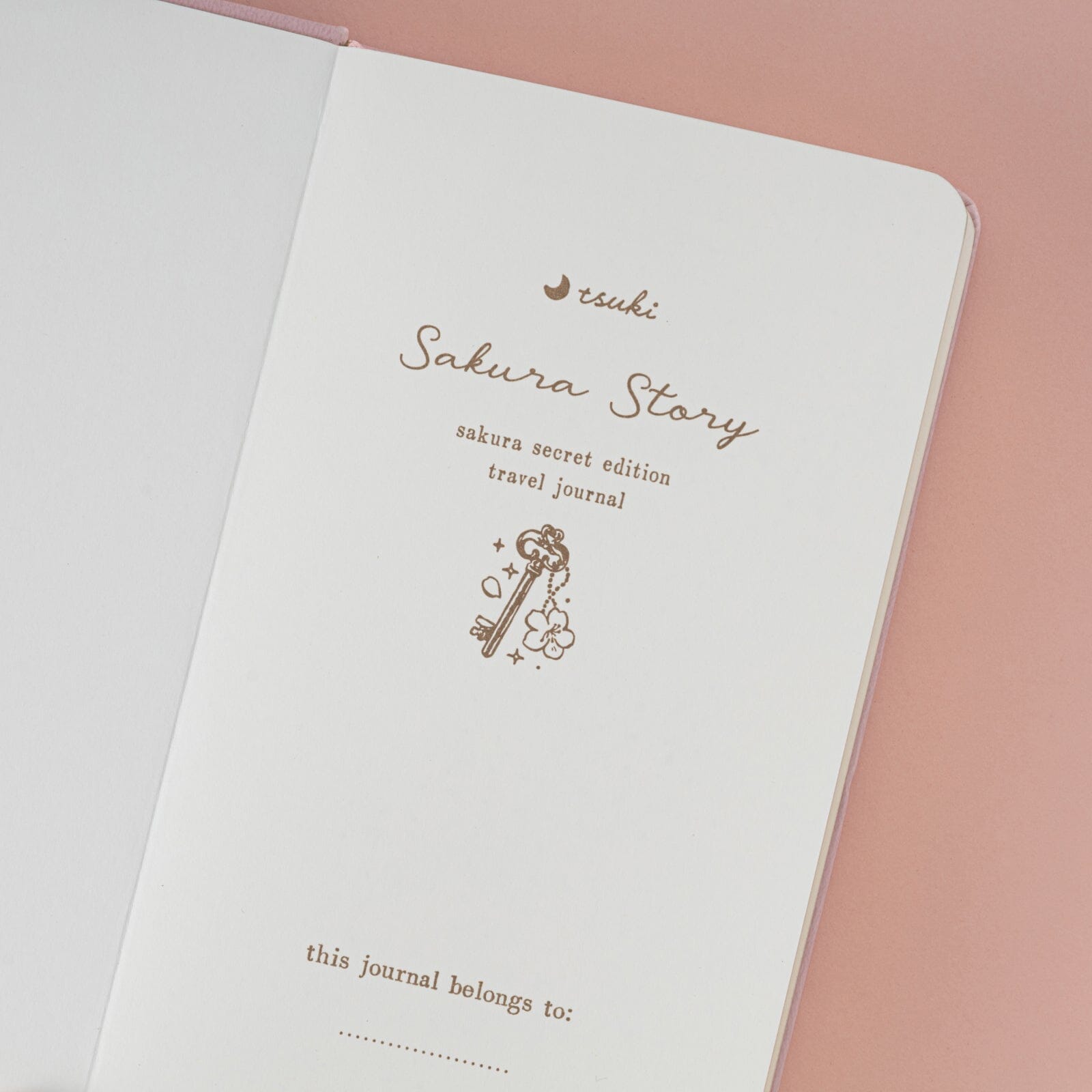 Tsuki 'Sakura Secret' Travel Notebook ☾