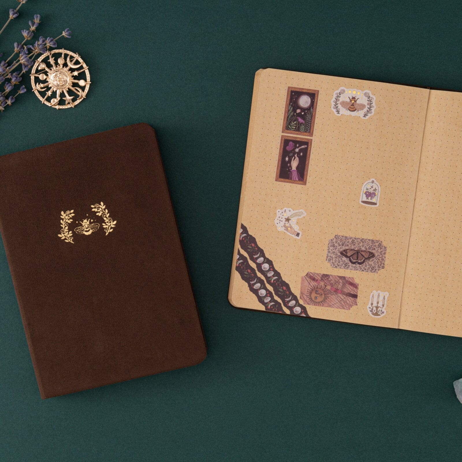 Tsuki 'Honey Bee' Kraft Paper Limited Edition Bullet Journal ☾