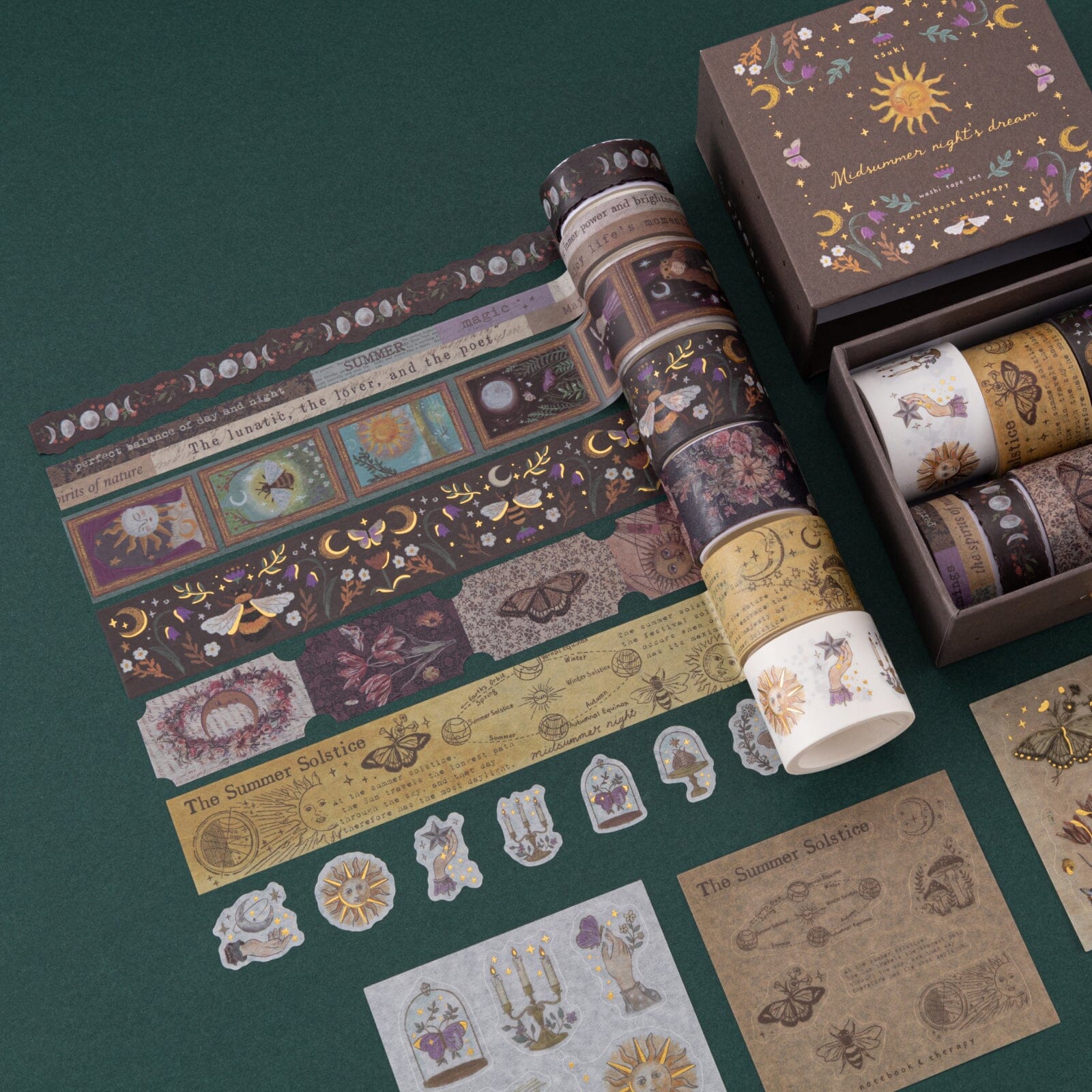 Tsuki 'Midsummer Night's Dream' Washi Tape Set ☾