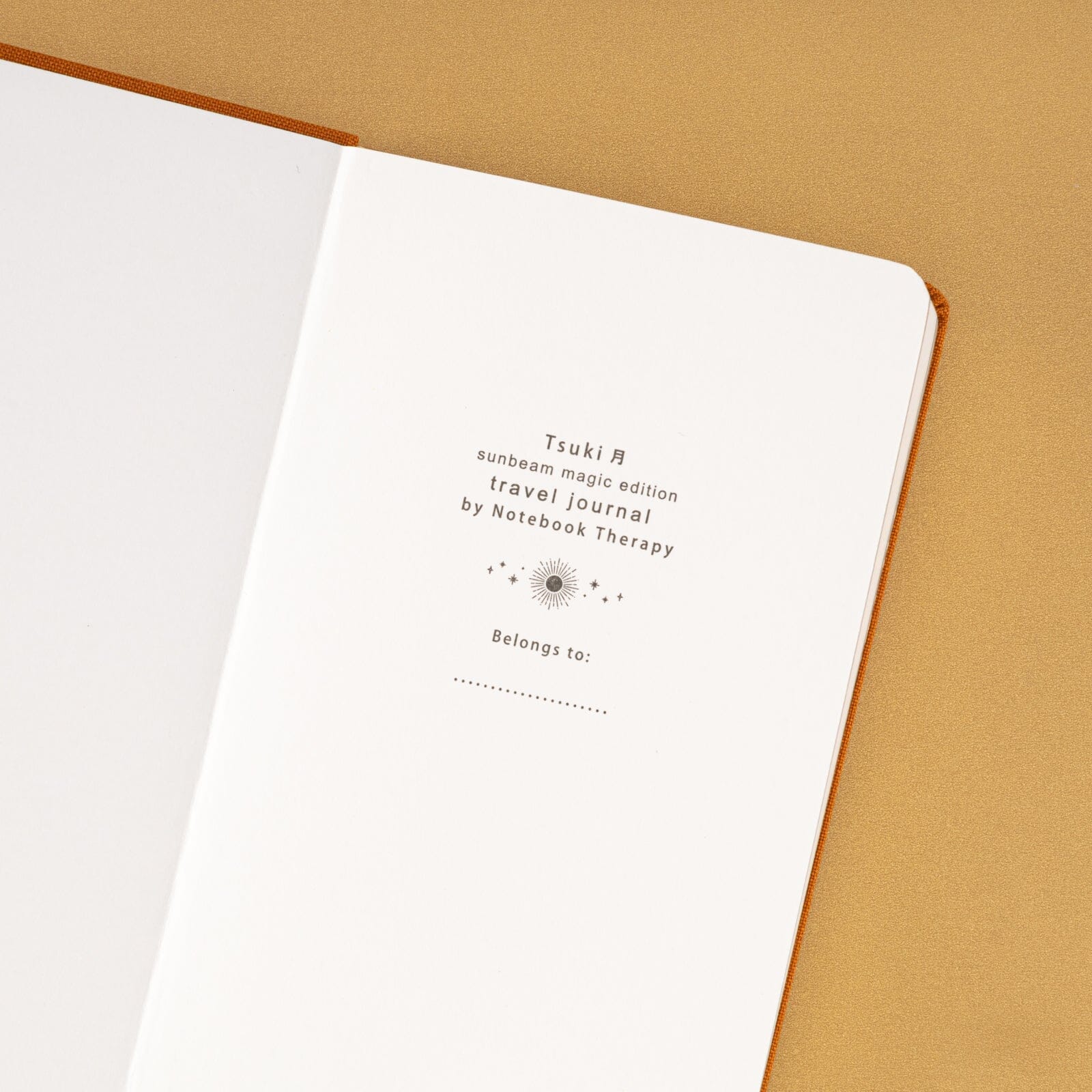 Tsuki 'Sunbeam Magic' Luxury Travel Notebook ☾