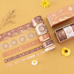 Tsuki 'Sunlit Mystery' Washi Tape Set ☾
