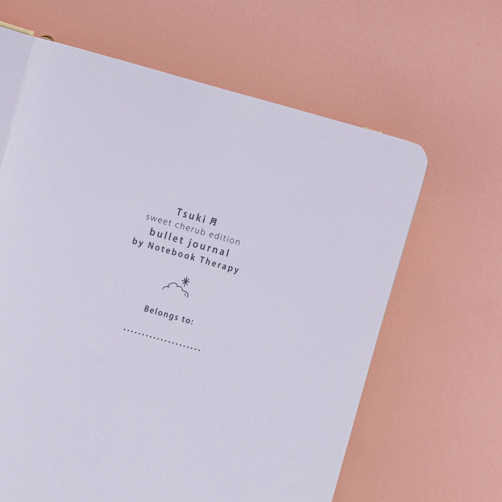 Tsuki 'Sweet Cherub' Limited Edition Luxury Bullet Journal ☾