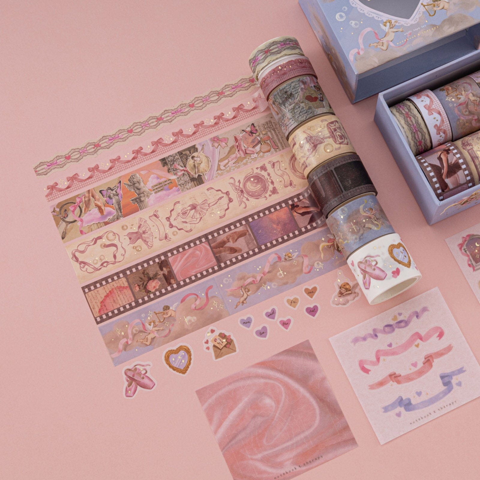 Tsuki 'Sweet Ballet' Washi Tape Set ☾