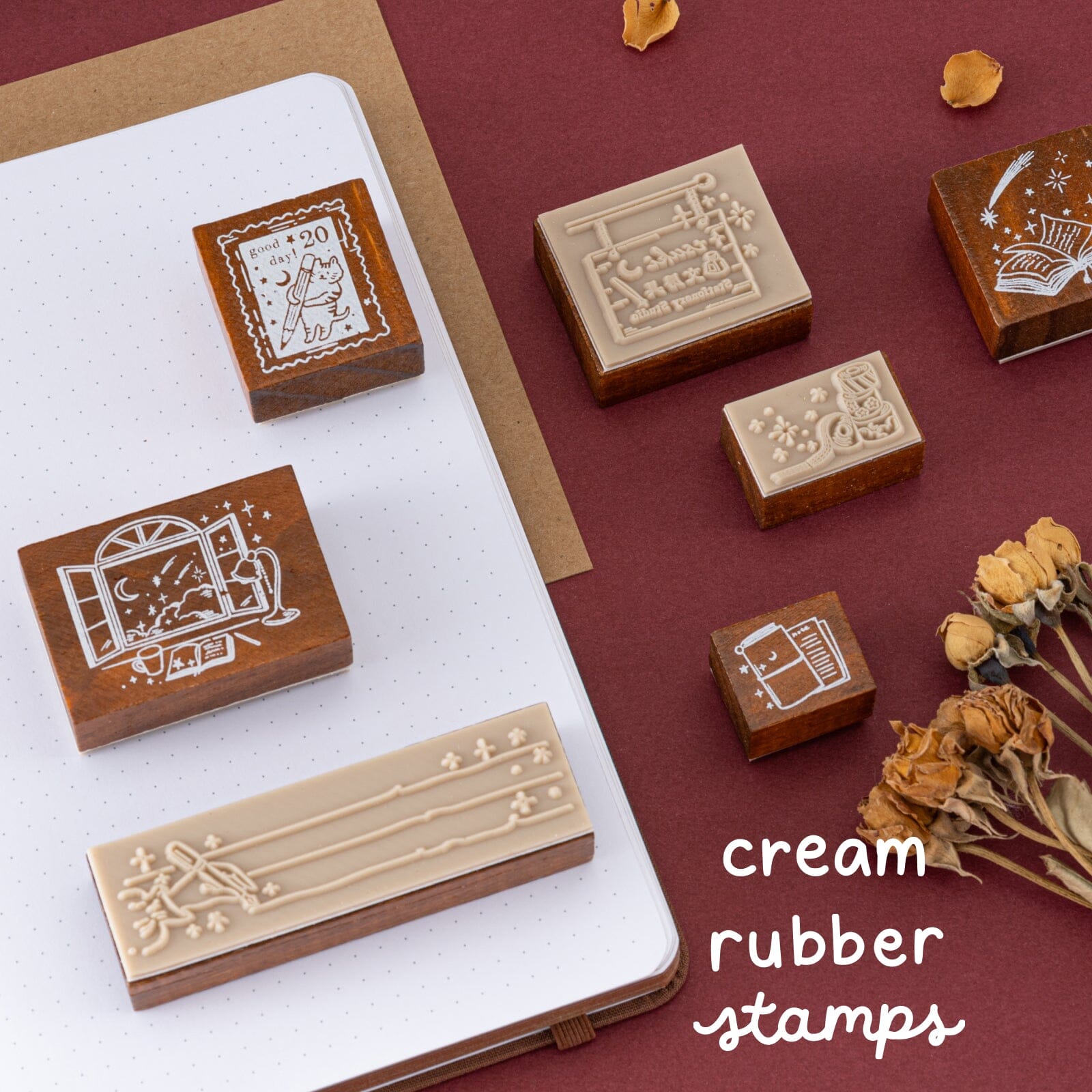 Tsuki 'Tsuki Studio' Bullet Journal Stamp Set ☾