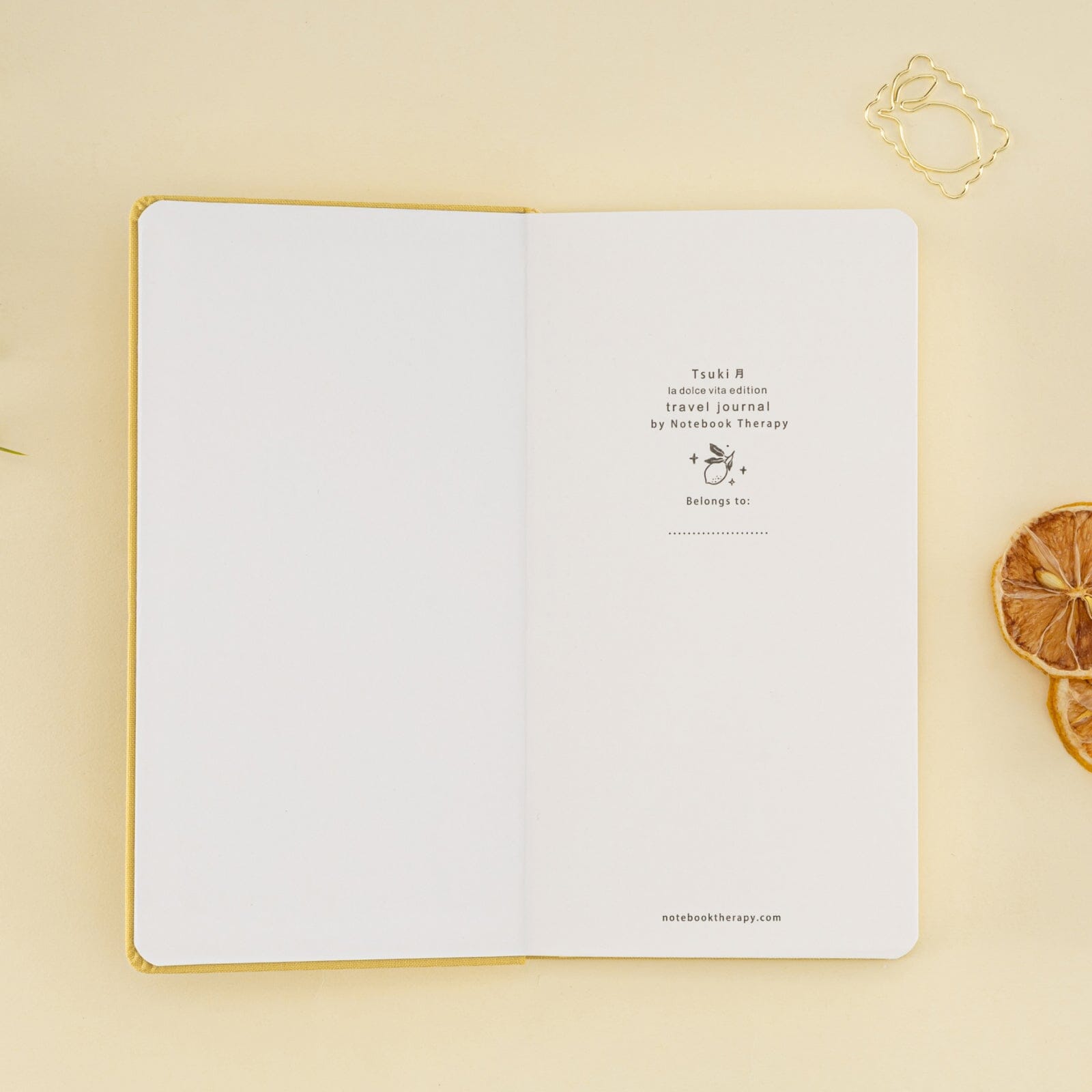 Tsuki 'La Dolce Vita' Travel Notebook ☾