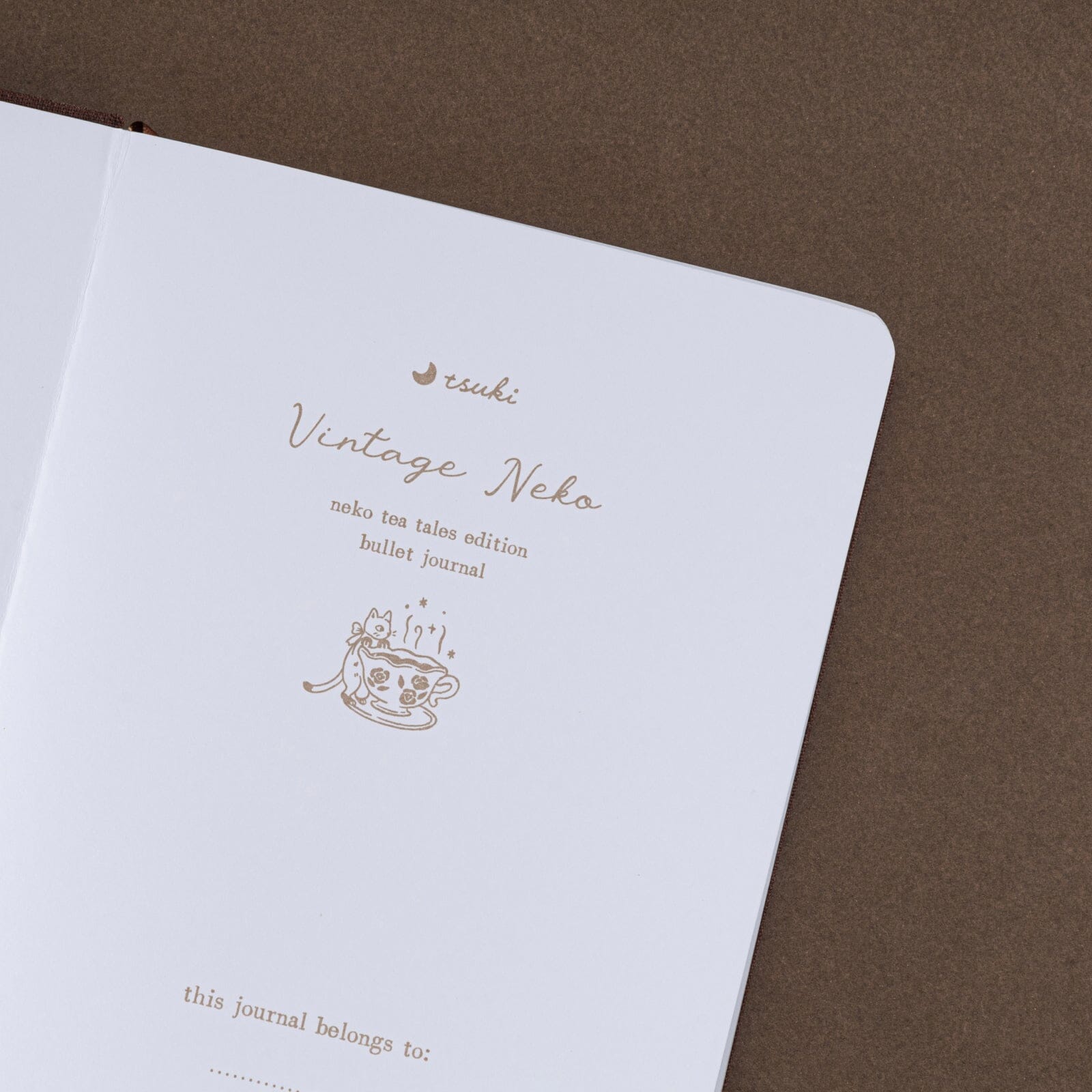 Tsuki 'Neko Tea Tales' Limited Edition Bullet Journal ☾
