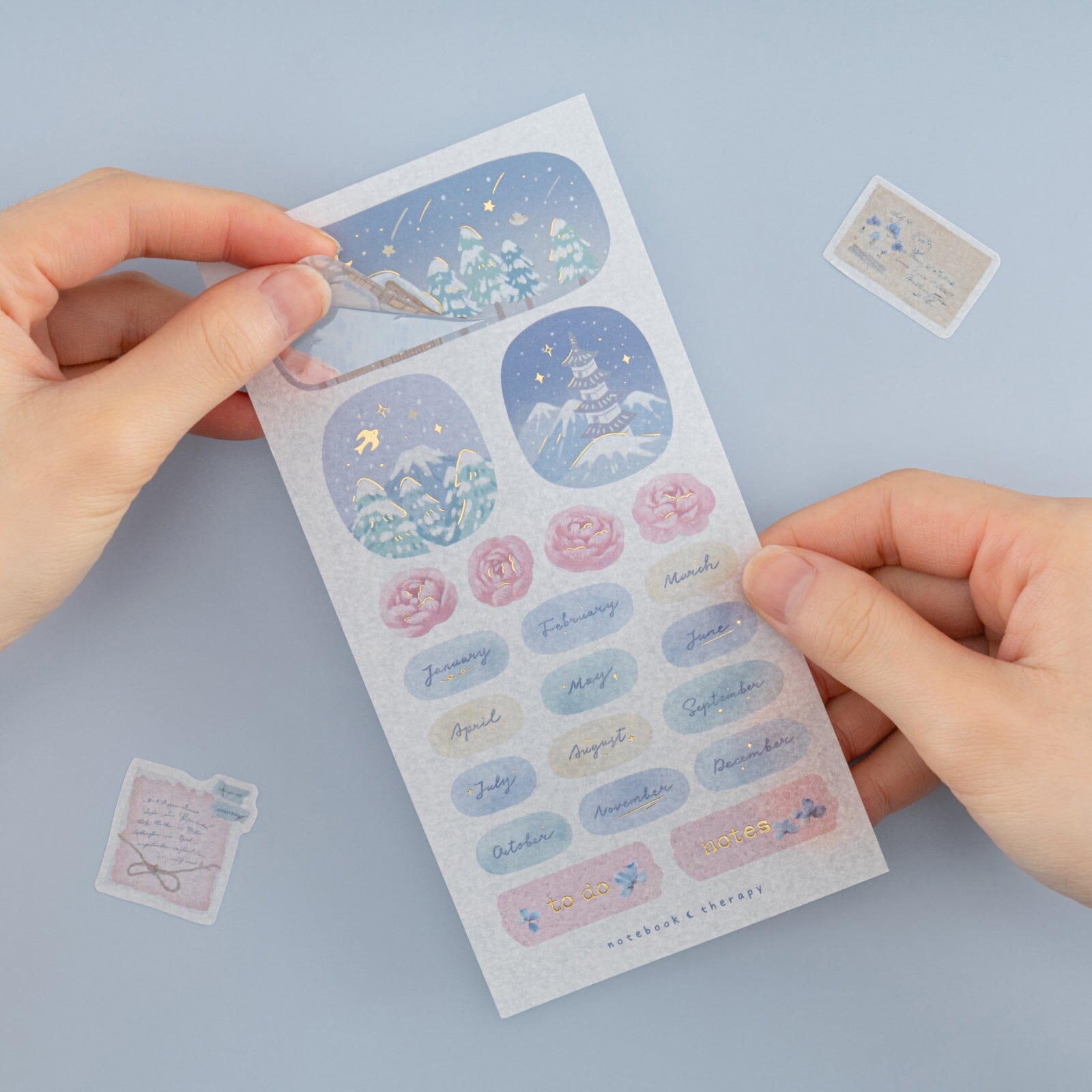 Tsuki 'Winter Journey' Sticker Set ☾