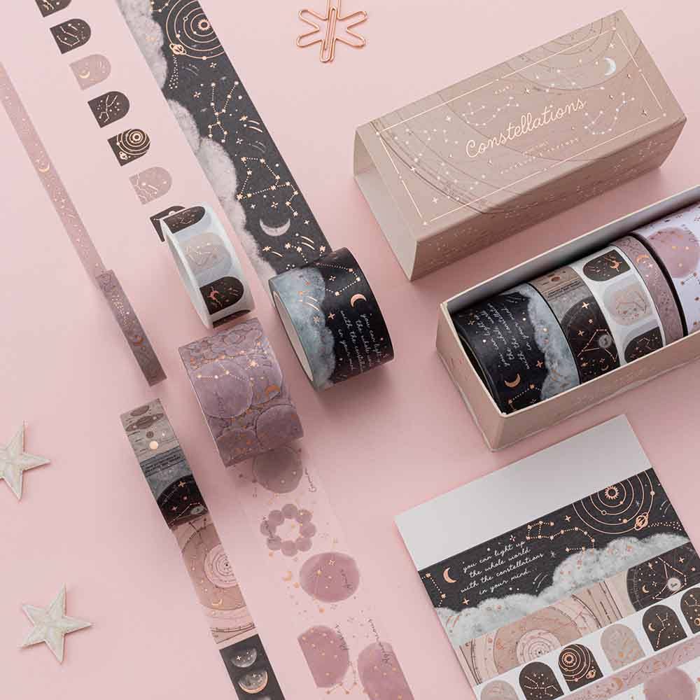 Tsuki 'Constellations' Washi Tape Set ☾
