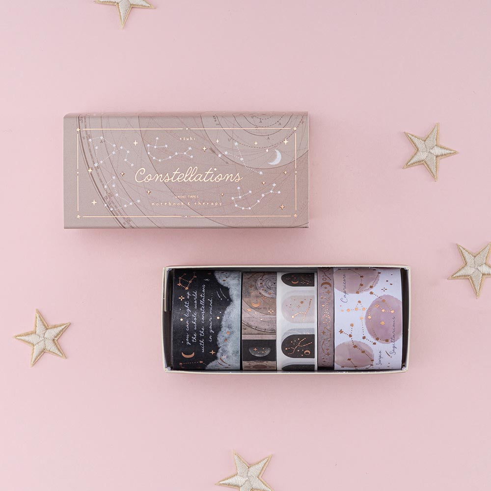 Tsuki 'Constellations' Washi Tape Set ☾