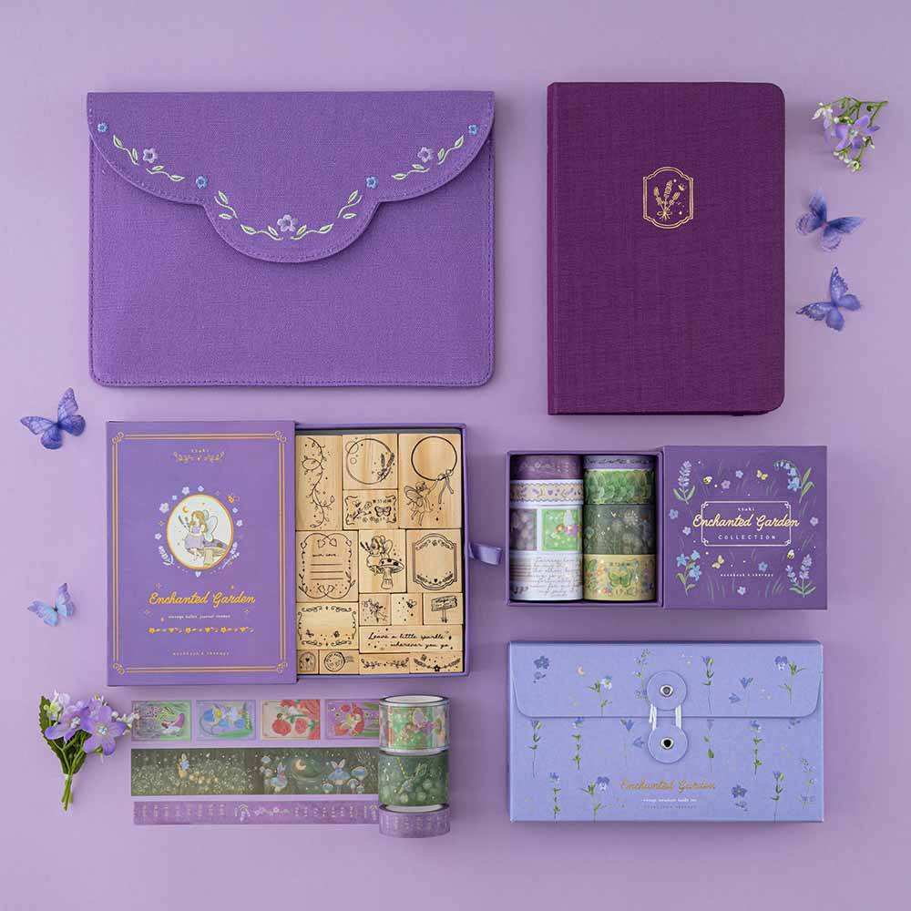 Tsuki 'Enchanted Garden' Notebook Pouch ☾