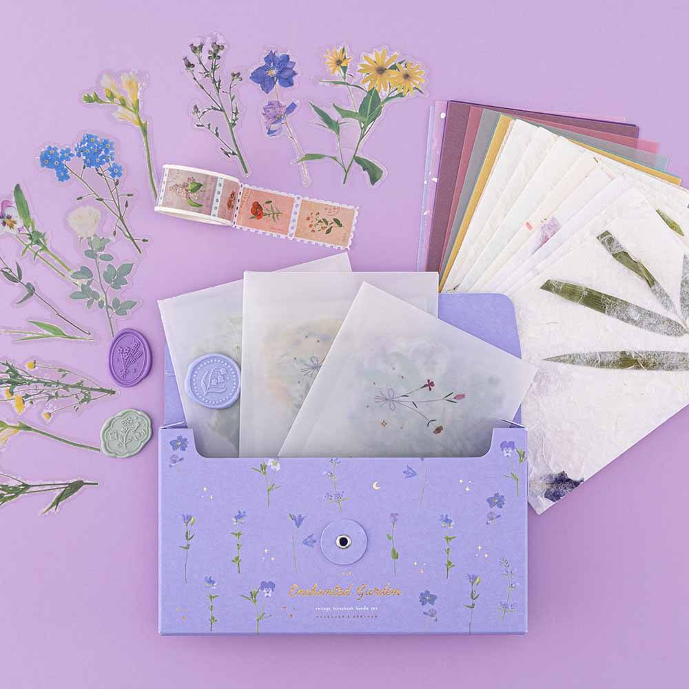 Tsuki 'Enchanted Garden' Scrapbook Sticker Set ☾