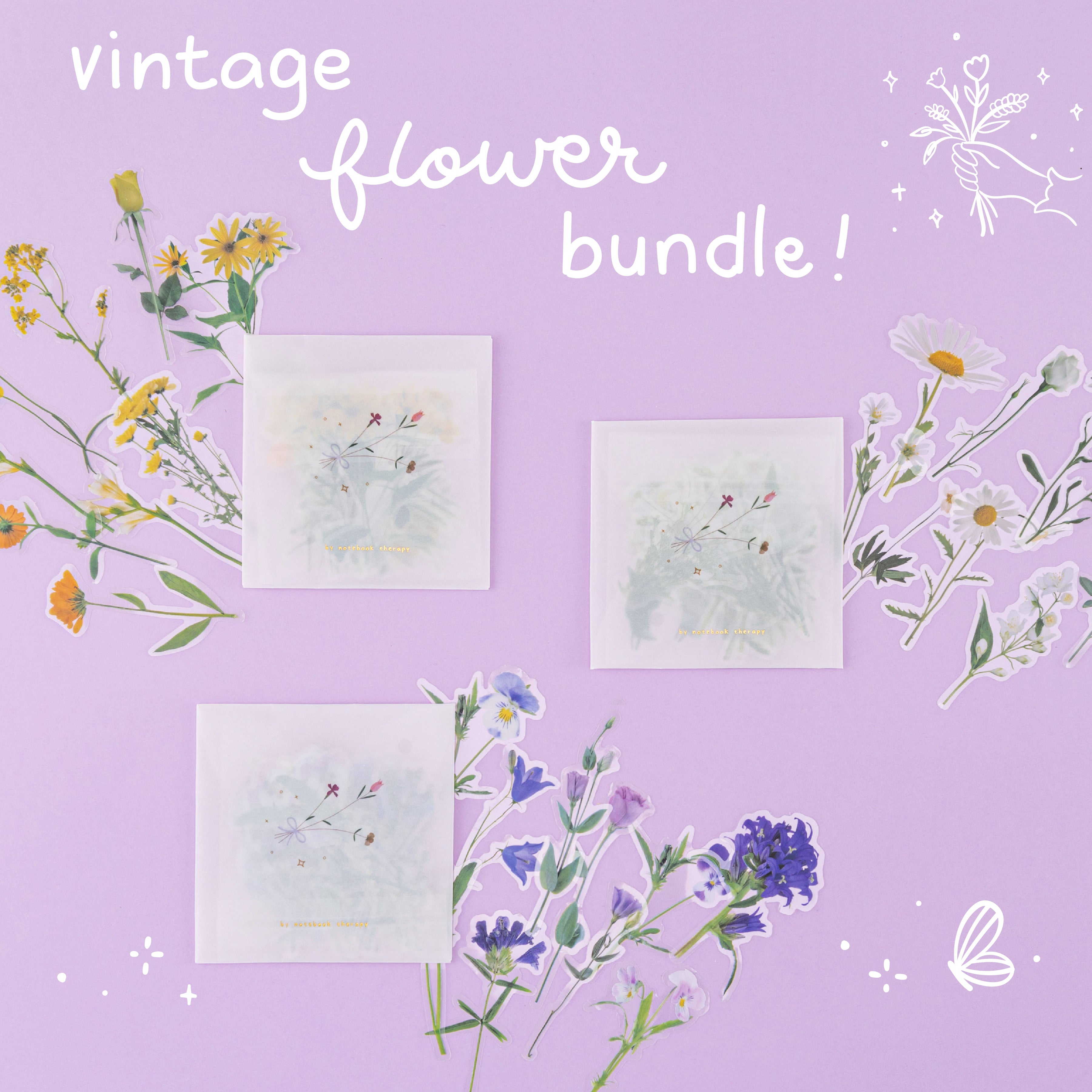 Tsuki 'Enchanted Garden' Scrapbook Sticker Set ☾