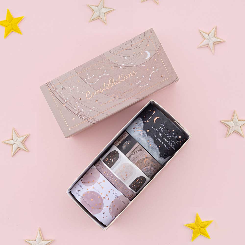 Tsuki 'Constellations' Washi Tape Set ☾