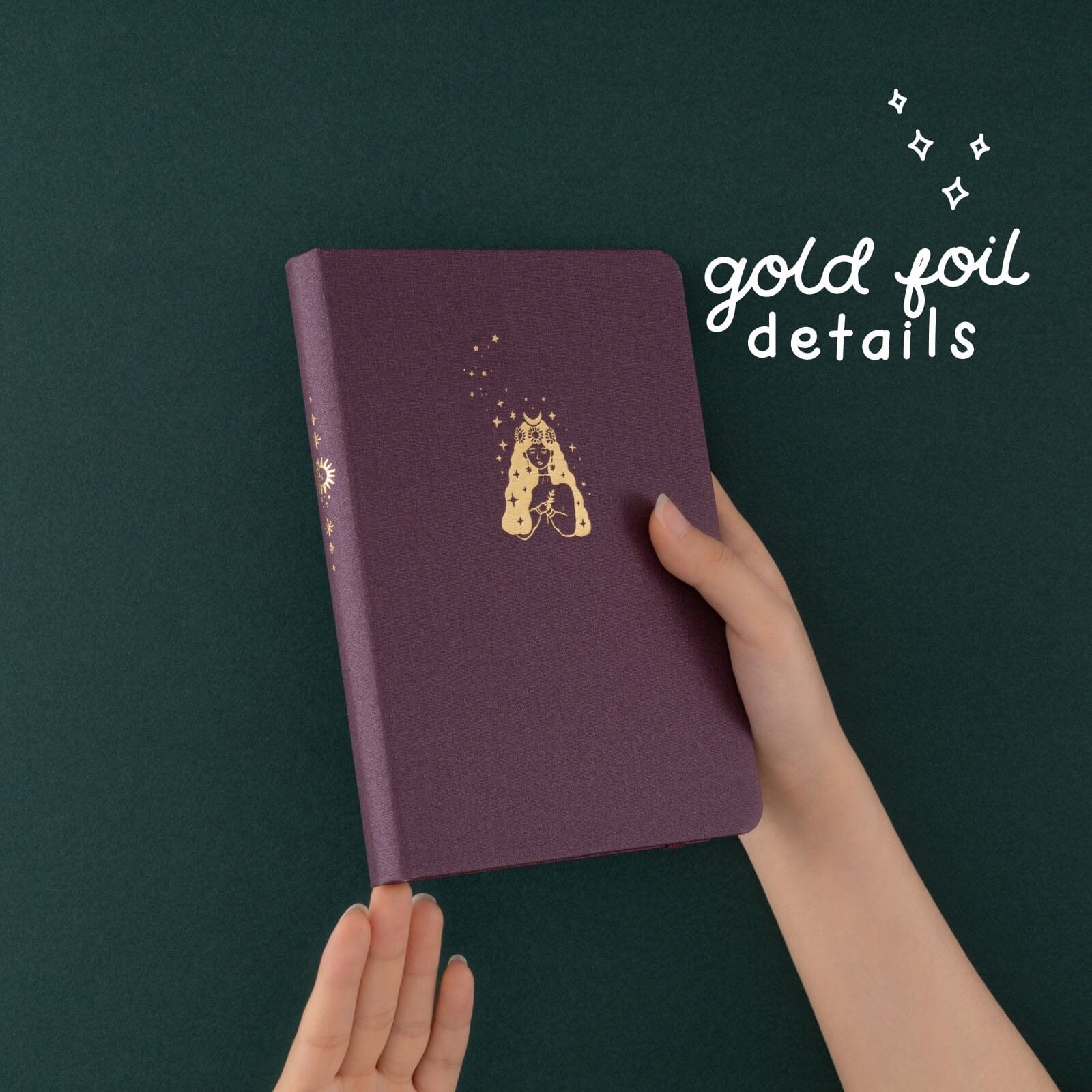 Tsuki 'Summer Witch' Limited Edition Glitter Linen Bullet Journal ☾