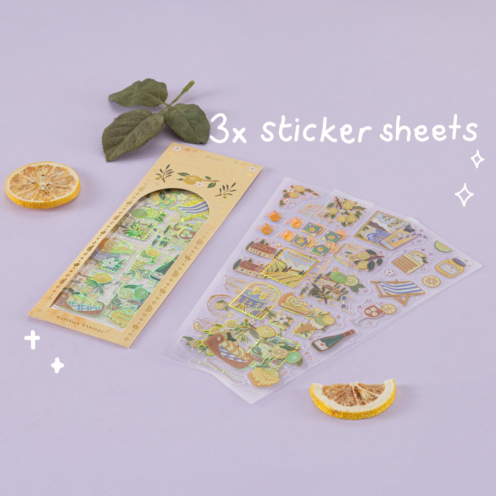 Tsuki Four Seasons: Summer Collector's Edition 2025 3D Holographic Sticker Set ☾