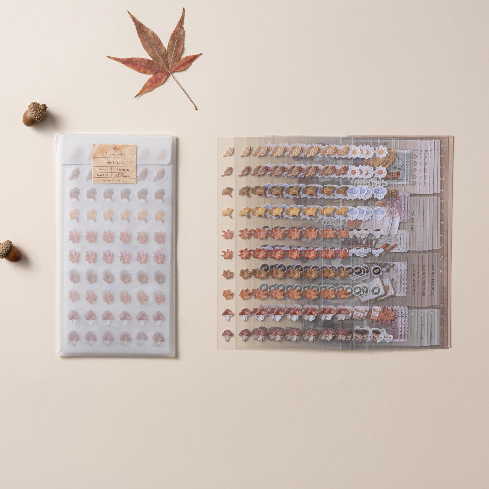 Hinoki - 'Into the Fall' Mixed Insert + Sticker Set